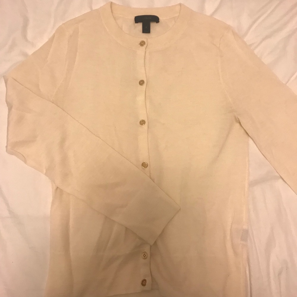 NWOT J.Crew Jackie Cardigan 100% Merino Wool